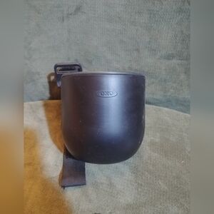 OXO Black Clip-On Drink Holder with Strap